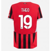 Billiga AC Milan Theo Hernandez #19 Hemma fotbollskläder 2024-25 Kortärmad